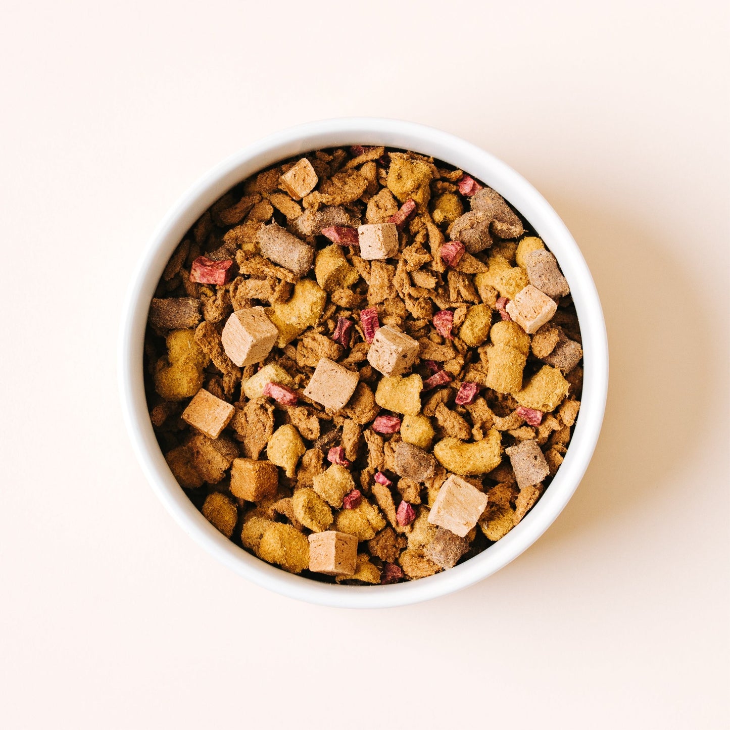 top view of food in bowl