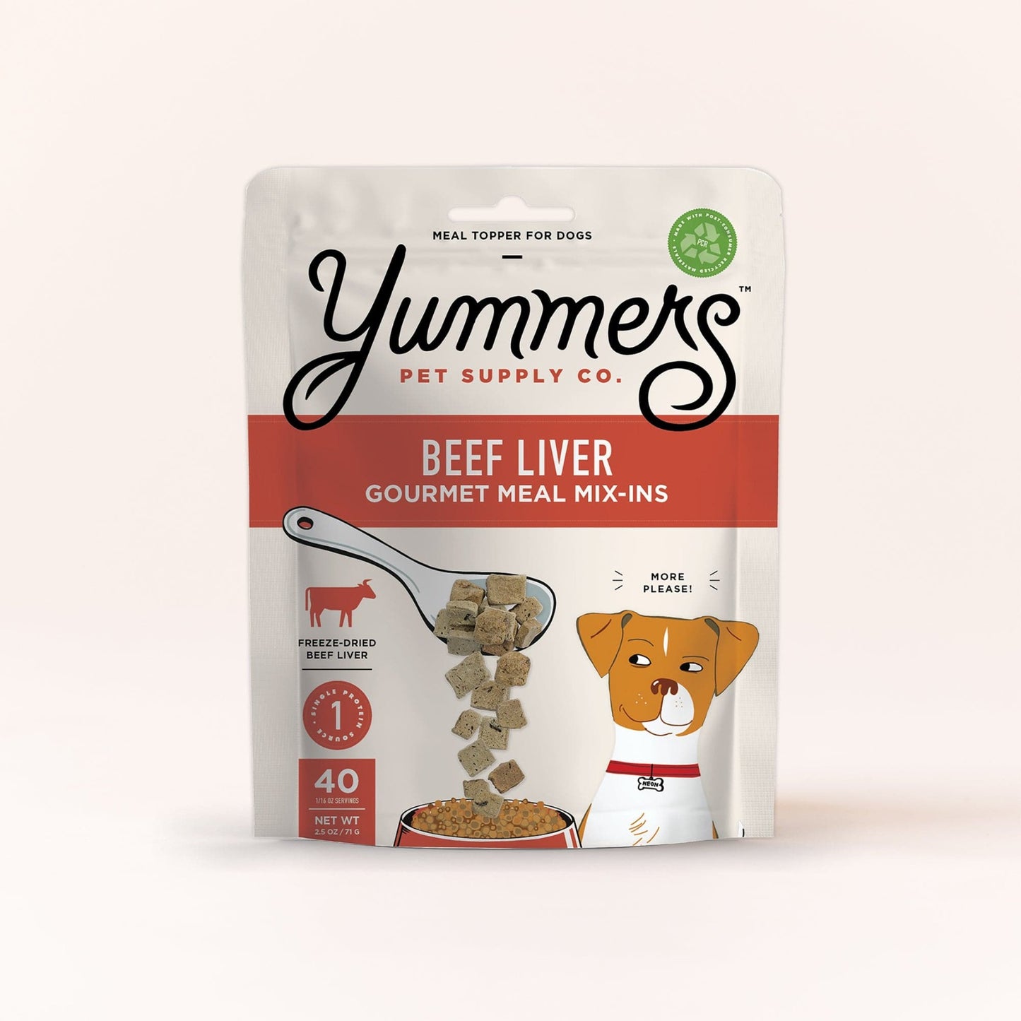 Freeze-dried Beef Liver Gourmet Meal Mix-in for Dogs - front