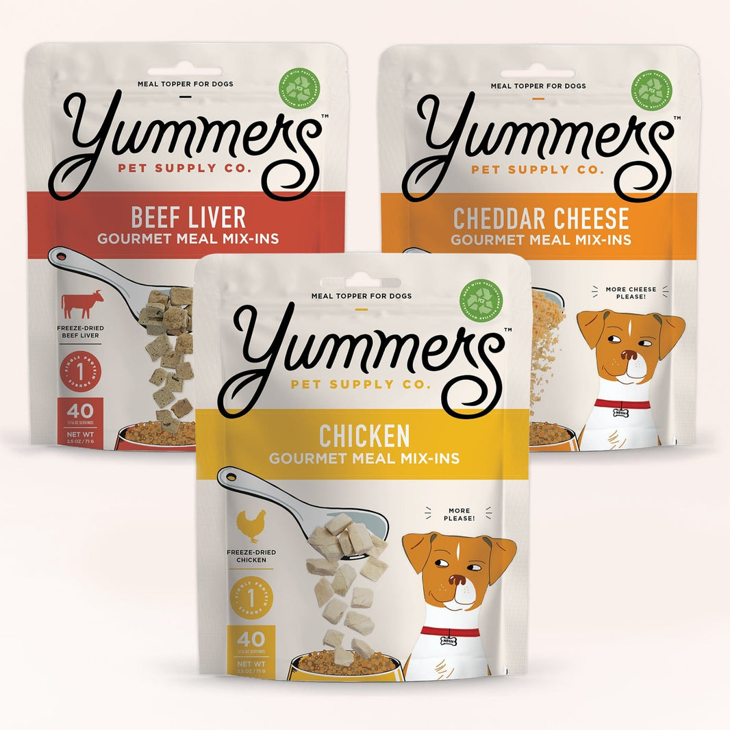 Yummers Pets Freeze-dried Pure Protein Meal Toppers for Dogs