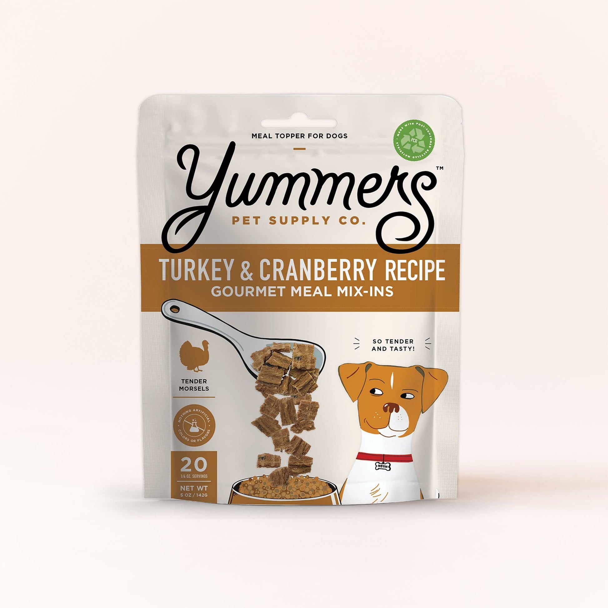 Turkey & Cranberry Recipe Gourmet Meal Mix-in for Dogs - front